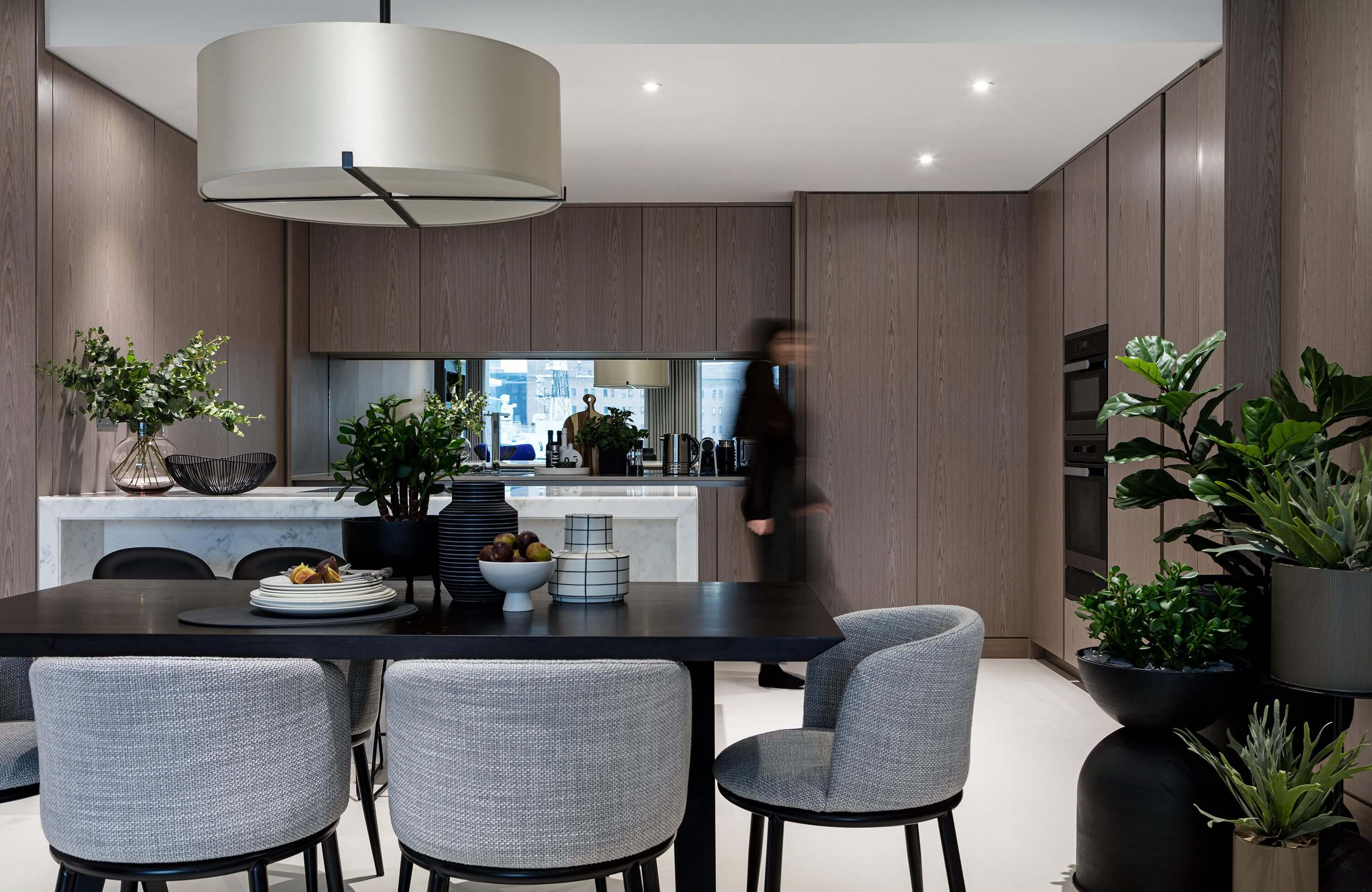 Honky Interior Design Luxury Apartment Hackney Road Dining and Kitchen 2