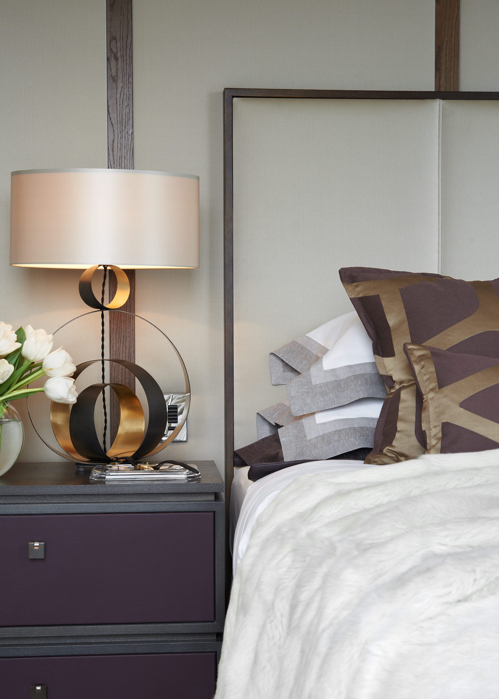 Honky Interior Design Trafalgar Square London Bedroom Detail