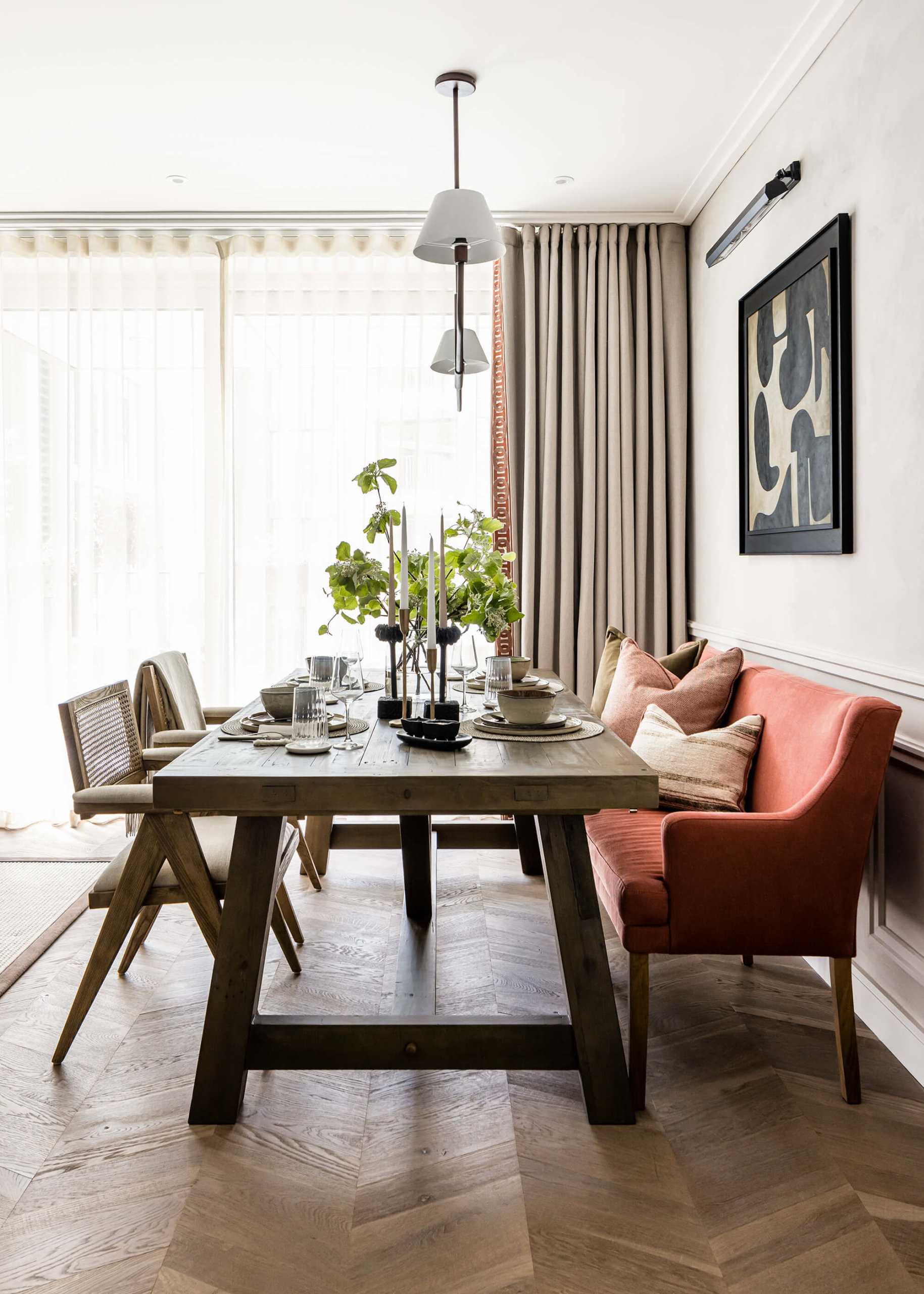 Honky Interior Tailored Apartment Dining Portrait